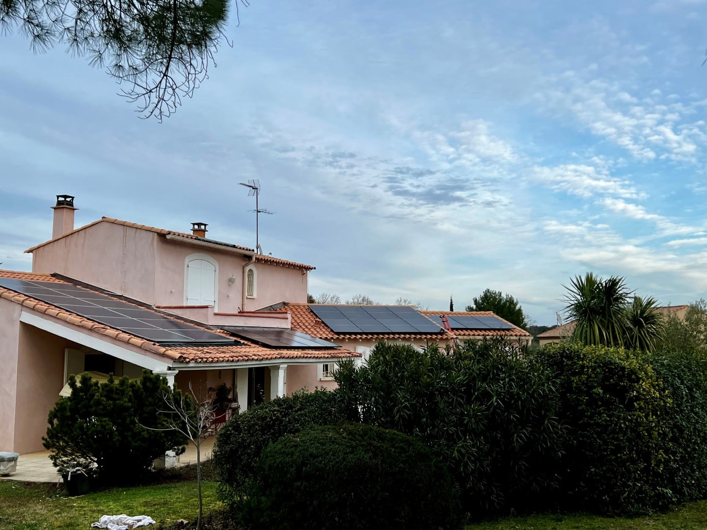 -Chantier- 5.6kwc à - Saussines-